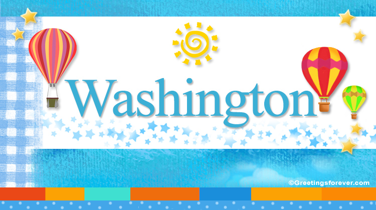 Nombre Washington, Imagen Significado de Washington