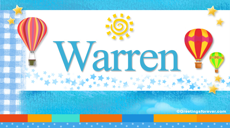 Nombre Warren, Imagen Significado de Warren