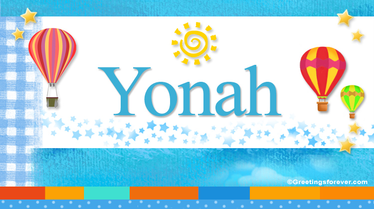Nombre Yonah, Imagen Significado de Yonah