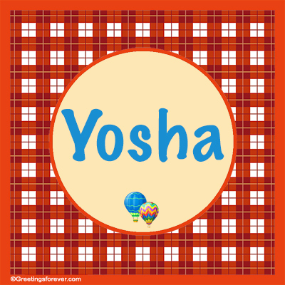 Image Name Yosha