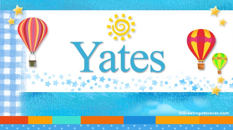Nombre Yates, Imagen Significado de Yates