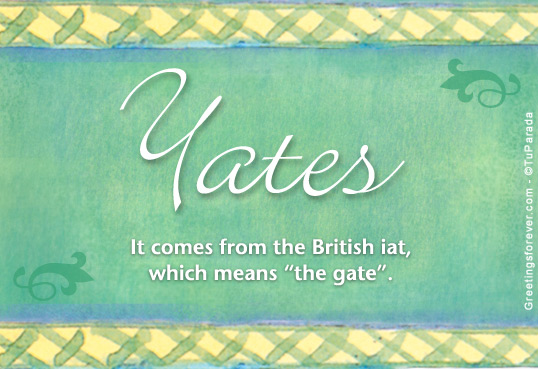 Ecard - Yates