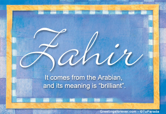 Ecard - Zahir