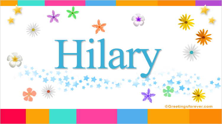 Nombre Hilary, Imagen Significado de Hilary