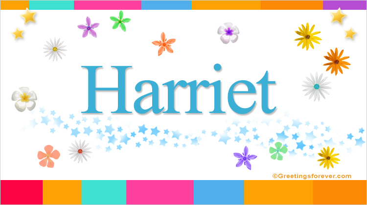 Nombre Harriet, Imagen Significado de Harriet