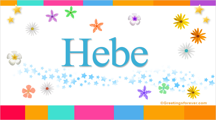 Nombre Hebe, Imagen Significado de Hebe