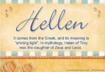 Meaning of the name Hellen