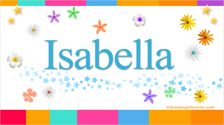 Nombre Isabella, Imagen Significado de Isabella