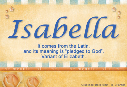 Ecard - Isabella