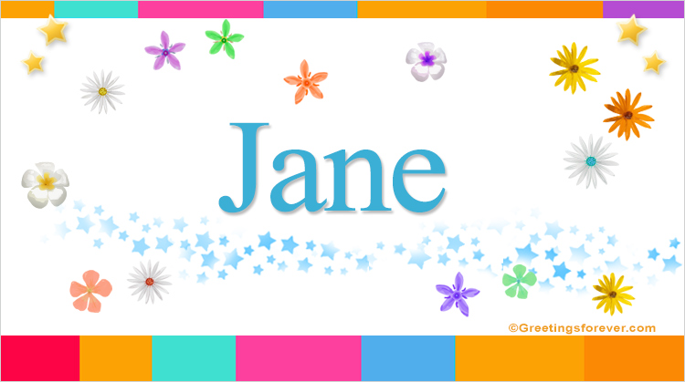 Nombre Jane, Imagen Significado de Jane