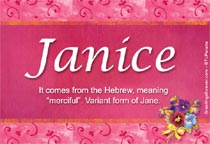 Meaning of the name Janice