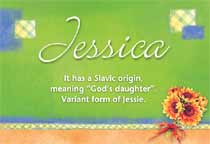 Meaning of the name Jessica