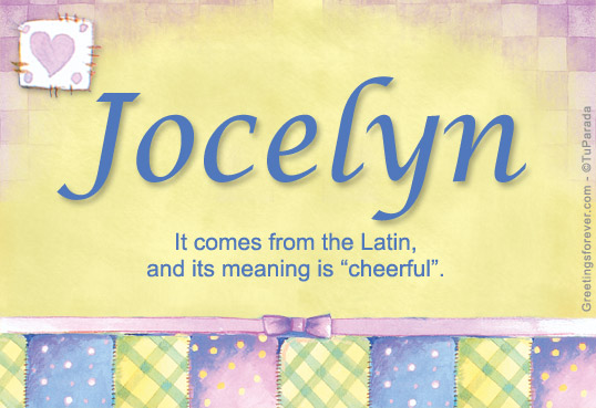 Ecard - Jocelyn