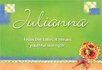 Meaning of the name Julianna