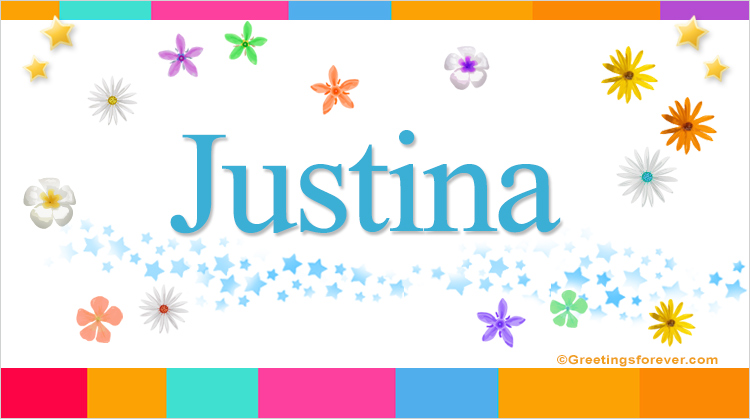 Nombre Justina, Imagen Significado de Justina