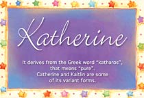 Meaning of the name Katherine