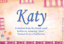 Meaning of the name Katy