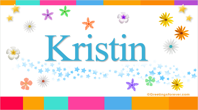 Nombre Kristin, Imagen Significado de Kristin