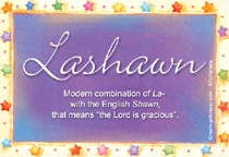 Meaning of the name Lashawn