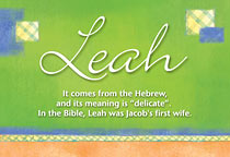 Meaning of the name Leah