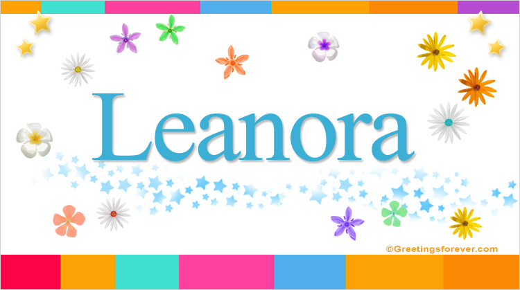 Nombre Leanora, Imagen Significado de Leanora