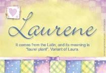 Meaning of the name Laurene