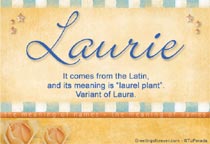 Meaning of the name Laurie