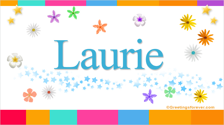 Nombre Laurie, Imagen Significado de Laurie
