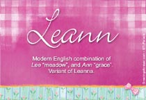 Meaning of the name Leann
