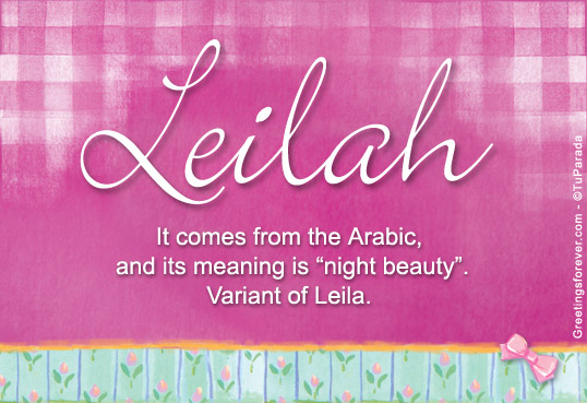 Leilah Name Meaning - Leilah name Origin, Name Leilah, Meaning of the ...