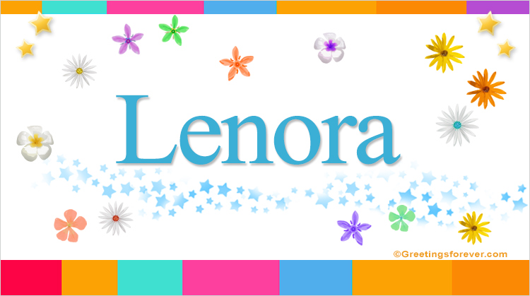 Nombre Lenora, Imagen Significado de Lenora