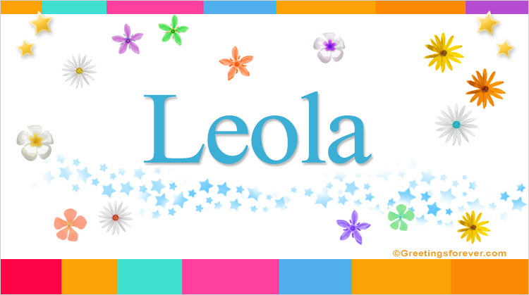 Nombre Leola, Imagen Significado de Leola