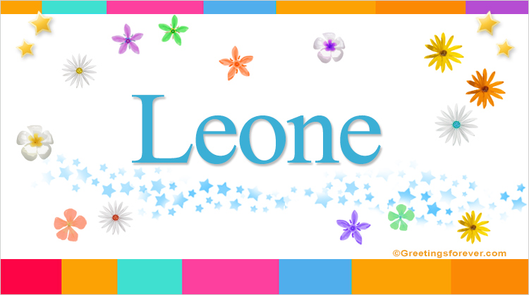 Nombre Leone, Imagen Significado de Leone