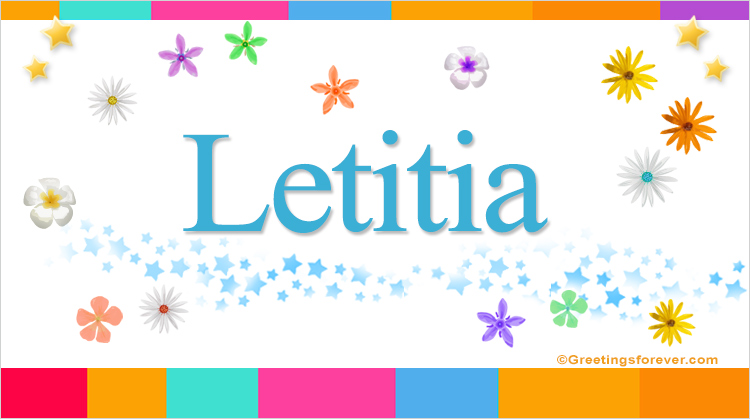 Nombre Letitia, Imagen Significado de Letitia