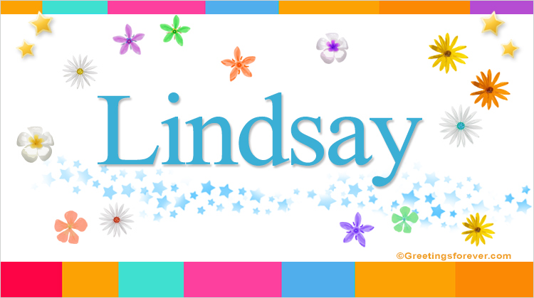 Nombre Lindsay, Imagen Significado de Lindsay