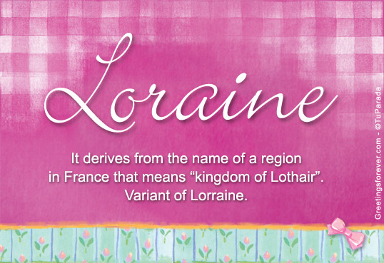 Ecard - Loraine