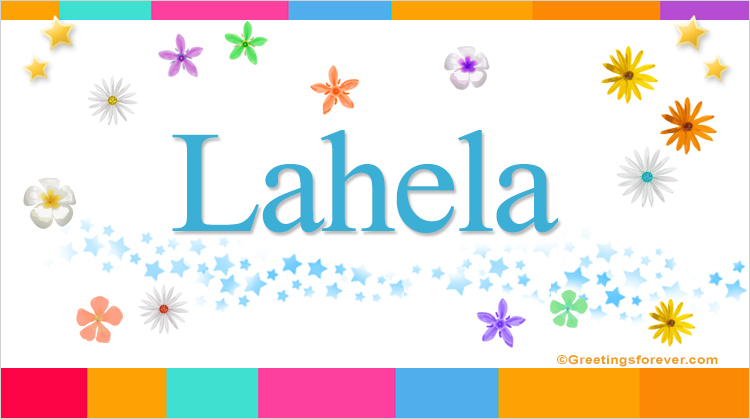 Nombre Lahela, Imagen Significado de Lahela