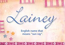 Meaning of the name Lainey