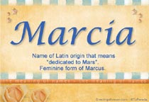 Meaning of the name Marcia