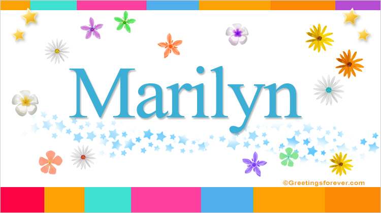 Nombre Marilyn, Imagen Significado de Marilyn