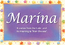 Meaning of the name Marina