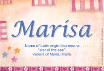 Meaning of the name Marisa