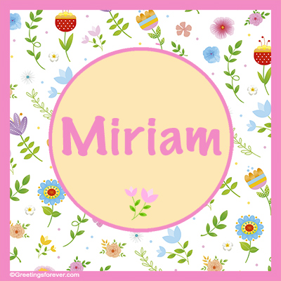 Image Name Miriam