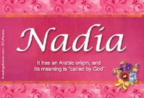 Meaning of the name Nadia