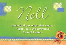 Meaning of the name Nell