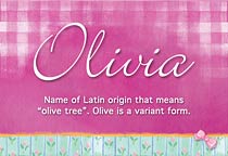 Meaning of the name Olivia