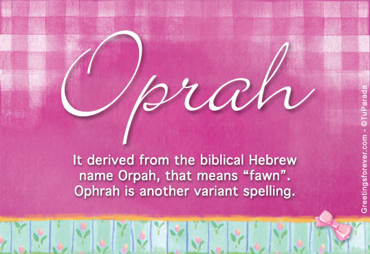 Oprah