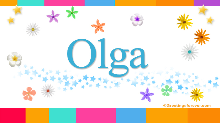 Nombre Olga, Imagen Significado de Olga