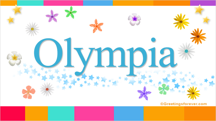 Nombre Olympia, Imagen Significado de Olympia