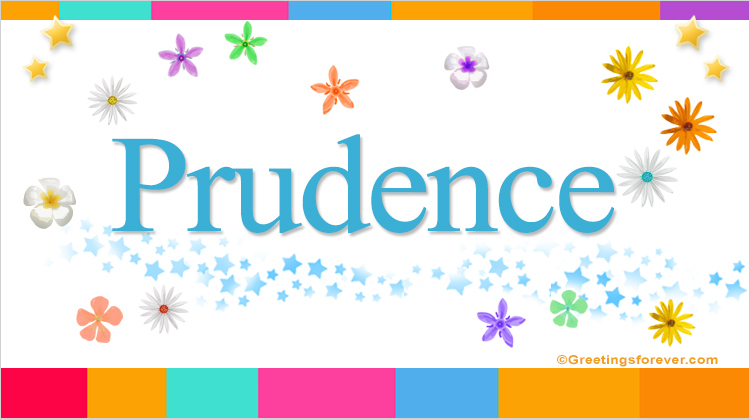 Nombre Prudence, Imagen Significado de Prudence